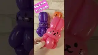 Balloon Bunny Rabbit 🐇💖 Balloon Animals for beginners