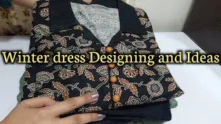 Winter Dress Designing and Ideas |Neck Design Winter dress design in low budget|Winter dress design