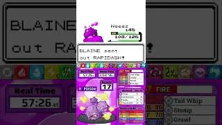 Weezing Solo Run - Even Blaine is Hard!