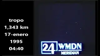24 WMDN - Meridian, Mississippi captada en Guadalupe, NL, M&eacute;xico