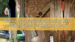 Review Sougayilang Spinning Reel and 2-Piece Fishing Rod Combo, Durable Graphite & Fiberglass Rod, S