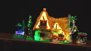 BrickBling Light Kit for LEGO Disney Snow White and the Seven Dwarfs' Cottage 43242