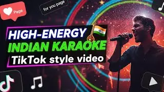 Энергичное индийское караоке в стиле TikTok