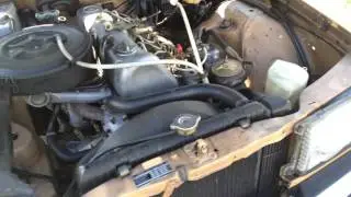 Mercedes w123 300D przejażdżka przed zakupem