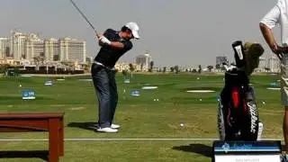 RACE TO DUBAI RORY MAC ILROY DRIVE AU PRACTICE