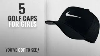 Top 10 Golf Caps For Girls [2018]: Nike Kids Classic 99 Cap - Black/Anthracite/White, One Size