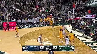 Kur Teng CORNER THREE vs. Toledo | Michigan State Basketball