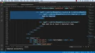 21 16 Angular Project   Checkout Form   Credit Card Validation   Part 2