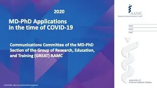 MDPhD Applications in the time of COVID-19