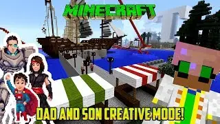 Minecraft: ПАПА И СЫН ИГРАЮТ В ТВОРЧЕСТВО! IGT LAND