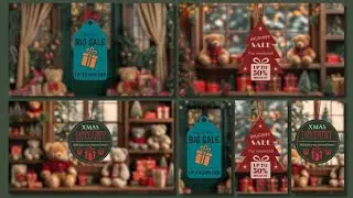 Christmas Promo Video Template for After Effects | Holiday Sale Ad | Festive Intro 2024