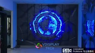 Landscape Splicing 3D Hologram LED FAN Display Wall  #hologram #fyp #3dhologramfan