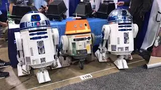 Droids at wondercon r2builders astromech.net