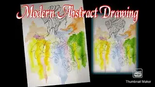 How To Drawe Modern  Abstract DrawingIn 2 Minutes