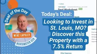 Find High-Yield Rental Deals in Minutes | St. Louis Real Estate Deal Breakdown (7.5% Return)