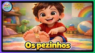 Os Pezinhos 👣   M&uacute;sica Infantil Fofa para Beb&ecirc;s e Crian&ccedil;as