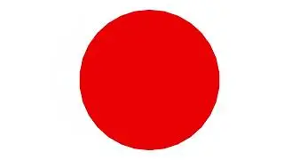 Red Triacontagon White Background Left To Right