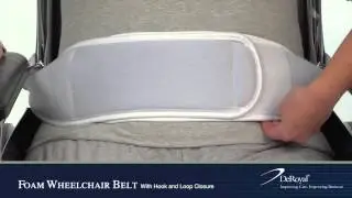 Foam Wheelchair Belt with Hook & Loop closure