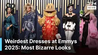 WATCH: Weirdest Dresses at Emmys 2025 | Red Carpet&rsquo;s Most Bizarre Looks | AA1B