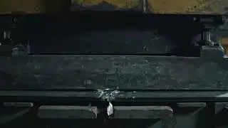 Glass/mirror crushing so smoothly, glass breaking  #satisfying #asmr #satisfyingvideos #smoothlydone