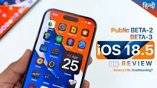 iOS 18.5 Beta 3 Review | iOS 18.5 Public Beta 2 Features, Bugs, Battery Life, Should You Update?🔥