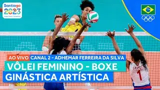 JOGOS PAN-AMERICANOS | AO VIVO | CANAL 2 - ADHEMAR FERREIRA DA SILVA | 23/10