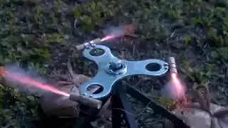 Rocket powered fidget spinner