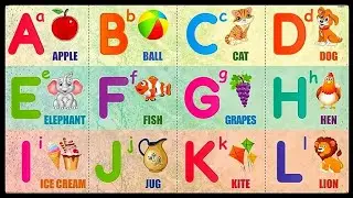 ABC Rhymes | English Alphabet Song for Kids | Learn A to Z | Kids Learning Video@Palkivideos