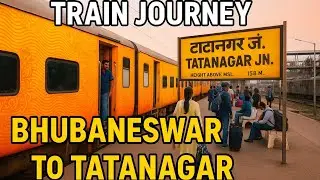 Train Journey from Bhubaneswar to Tatanagar | Scenic Rail Route | Odisha to Jharkhand 🚆🌄