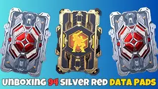 Unboxing 94 Red Silver Data Pads | War Robots
