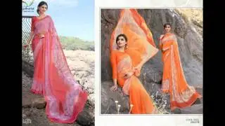 latest Indian saree collections 2017 || Surat Textile Bazaar || Leela 3