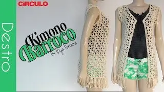 [Destro] Kimono Barroco em crochê | BYA FERREIRA