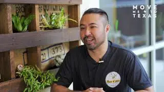 Buzz & Bites Great Coffee shop Spring Branch, Houston Texas interview with @movemetotx