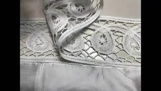 Mostly invisible seaming of battenburg lace