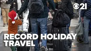 Low gas prices give in to record holiday travel