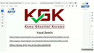 Sürdürülebilirlik Denetçiliği Sınavı Hazırlık Eğitimleri, Ders Videoları