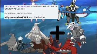 AGGRON + DUSCHLOPS IS THE ULTIMATE DEFENSIVE COMBO IN POKEMON SHOWDOWN!!!!