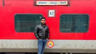 🚊Purvanchal Express Train Journey All Detail / *Kolkata Ke Liye Best Train / #journey