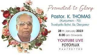 K. THOMAS | FUNERAL LIVE | 28 - 0 1- 2023 | FOTOFLUX