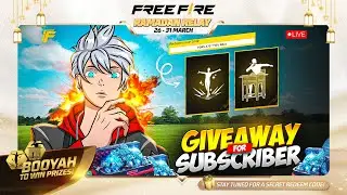 Free Fire Ramadan Giveaway LIVE With Duranto Official &ndash;Redeem Codes&Custom Rooms!🎁💎#FFBDRamadanRelay