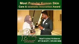 Most Popular Korean Skincare brand of the year 2025 Shaf Ceylon Wellness Ayurveda 