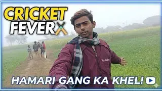 CRICKET FEVER 🏏 Hamari gang new vlog 