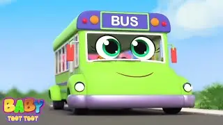 Wheels On The Bus, Popular Nursery Rhymes & Kids Songs, Baby Toot Toot