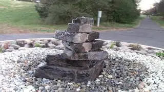 Stacked Rock Seven Stack Bubbler