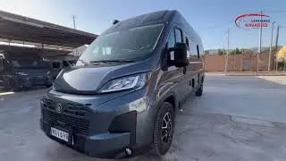 &iexcl;NUEVA! Benivan 144PS / Cama transversal / Frigor&iacute;fico compresor GRANDE 138l - Autocaravanas Navarro