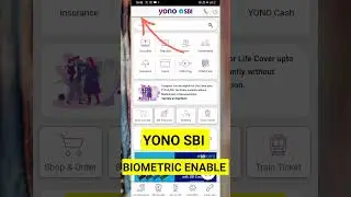 YONO SBI biometric enable | yono sbi fingerprint login | sbi yono fingerprint activation #yonosbi
