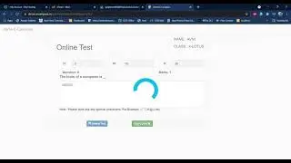 Online Test With Subjective Exam