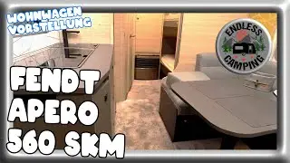 Fendt Apero 560 SKM - Wohnwagen Vorstellung - Familiengrundriss