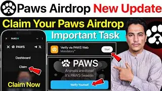 PAWS Airdrop New Update | Paws verify yourself | Paws verify via PAWS web New Update | Paws Airdrop