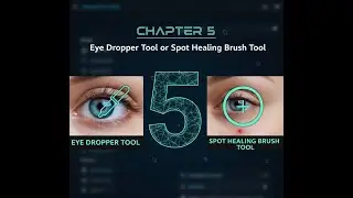 Photoshop  Chapter - 5 | Eye Dropper Tool &Spot Healing BrushTool | Photoshop course in (हिंदी 2026)